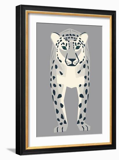 Snow Leopard-null-Framed Giclee Print