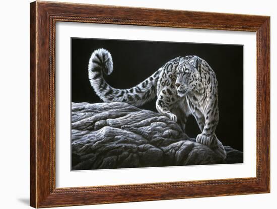 Snow Leopard-Jeremy Paul-Framed Giclee Print