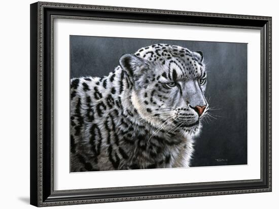 Snow Leopard-Jeremy Paul-Framed Giclee Print