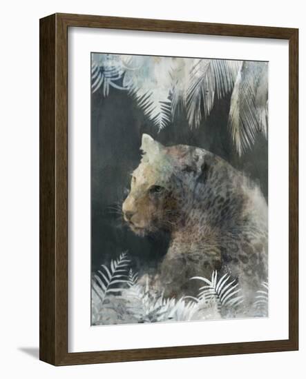 Snow Leopard-Ken Roko-Framed Art Print