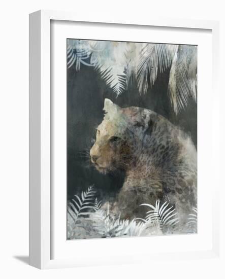 Snow Leopard-Ken Roko-Framed Art Print