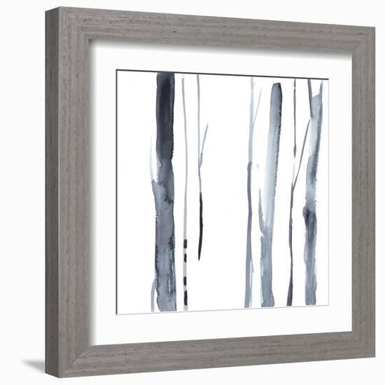 Snow Line VIII-null-Framed Art Print