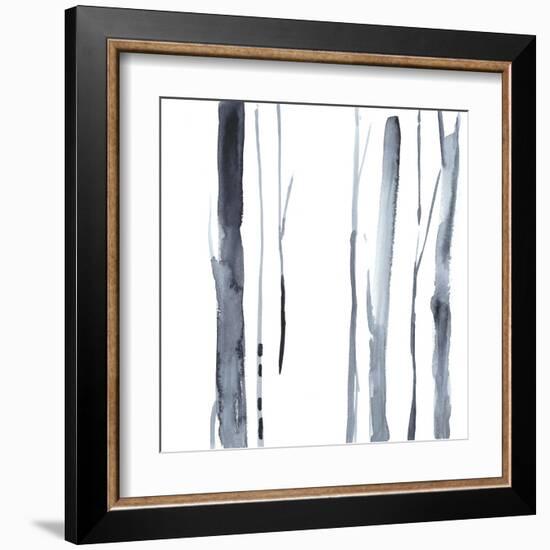 Snow Line VIII-null-Framed Art Print