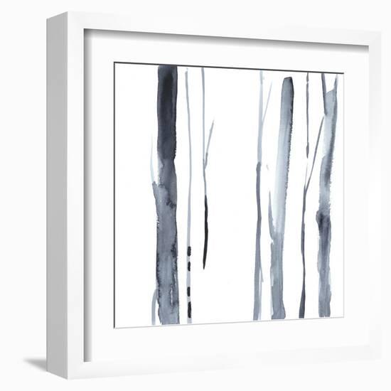 Snow Line VIII-null-Framed Art Print