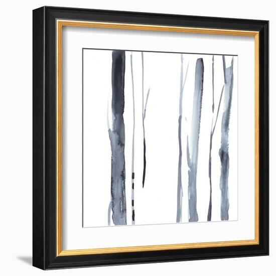 Snow Line VIII-null-Framed Art Print