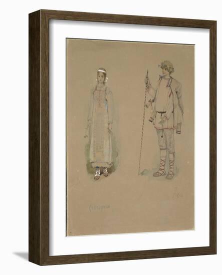 Snow Maiden and Lel, 1885-Viktor Mikhaylovich Vasnetsov-Framed Giclee Print