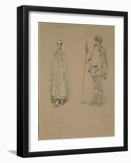 Snow Maiden and Lel, 1885-Viktor Mikhaylovich Vasnetsov-Framed Giclee Print