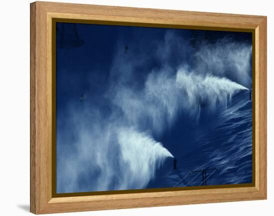 Snow Making Jets Working-Paul Sutton-Framed Premier Image Canvas