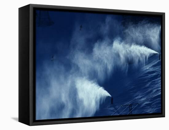 Snow Making Jets Working-Paul Sutton-Framed Premier Image Canvas