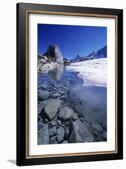 Snow Melting-David Nunuk-Framed Photographic Print