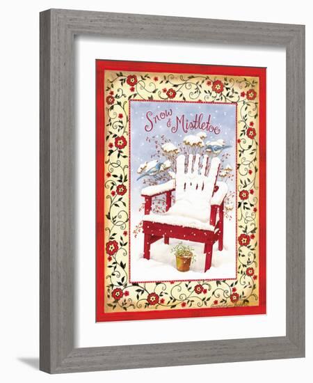 Snow & Mistletoe-Gwendolyn Babbitt-Framed Art Print