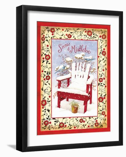 Snow & Mistletoe-Gwendolyn Babbitt-Framed Art Print