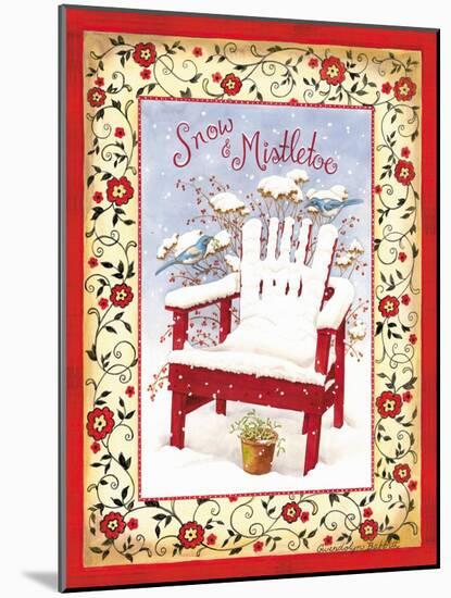 Snow & Mistletoe-Gwendolyn Babbitt-Mounted Art Print