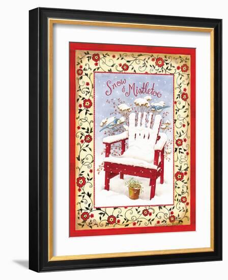 Snow & Mistletoe-Gwendolyn Babbitt-Framed Art Print