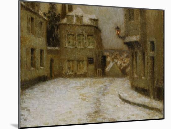 Snow, Montmartre-Henri Eugene Augustin Le Sidaner-Mounted Giclee Print