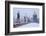 Snow Morning at Charles Bridge in Winter, Prague, Czech Republic-Nataliya Hora-Framed Photographic Print