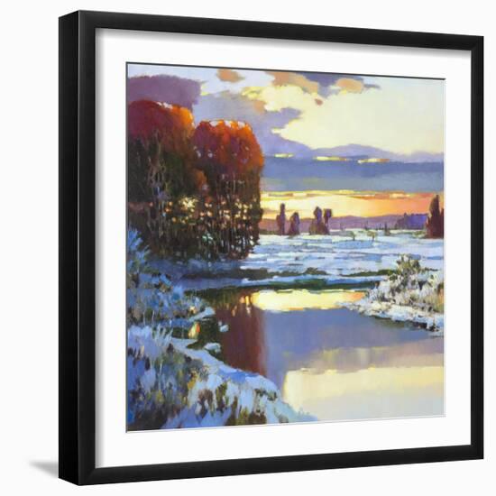 Snow on Greenbrier-Max Hayslette-Framed Giclee Print