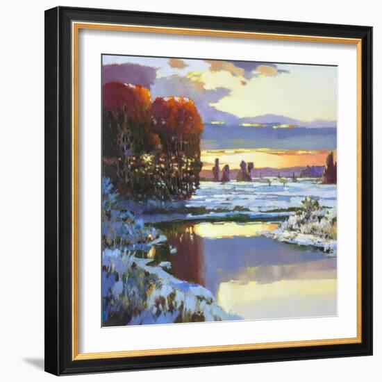 Snow on Greenbrier-Max Hayslette-Framed Giclee Print