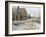 Snow on St. Stephen's Statue, Castle Hill Area, Budapest, Hungary-Christian Kober-Framed Photographic Print