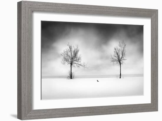 Snow on the Beach-George Digalakis-Framed Giclee Print