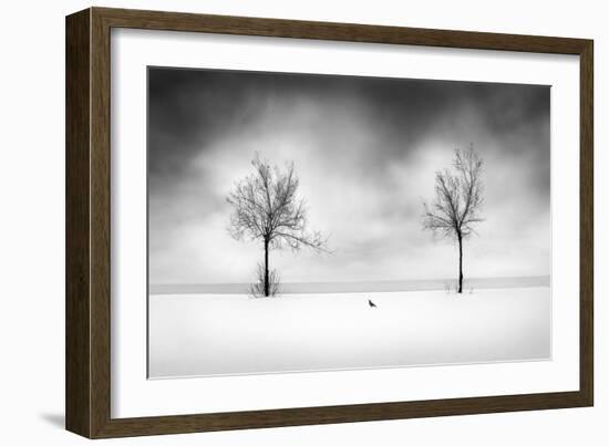 Snow on the Beach-George Digalakis-Framed Giclee Print