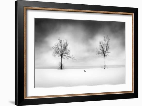 Snow on the Beach-George Digalakis-Framed Giclee Print