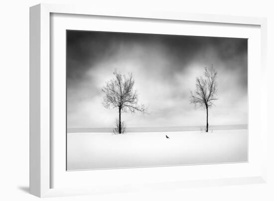 Snow on the Beach-George Digalakis-Framed Giclee Print