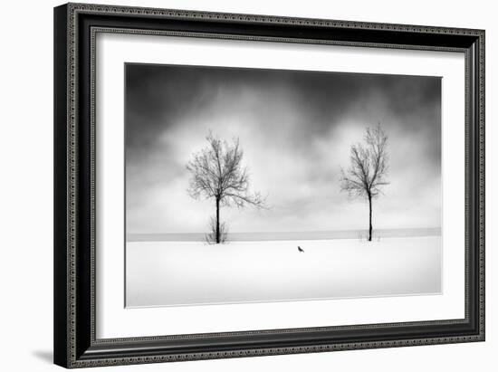 Snow on the Beach-George Digalakis-Framed Giclee Print
