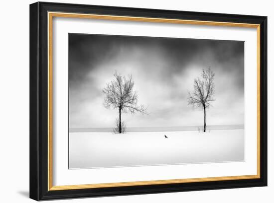 Snow on the Beach-George Digalakis-Framed Giclee Print