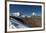 Snow on the Nyile La, a 4950m pass, and the peak of Jitchu Drake at 6714m in the distance, Bhutan,-Alex Treadway-Framed Photographic Print