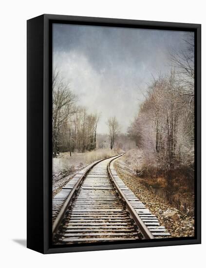 Snow on the Tracks-Jai Johnson-Framed Premier Image Canvas