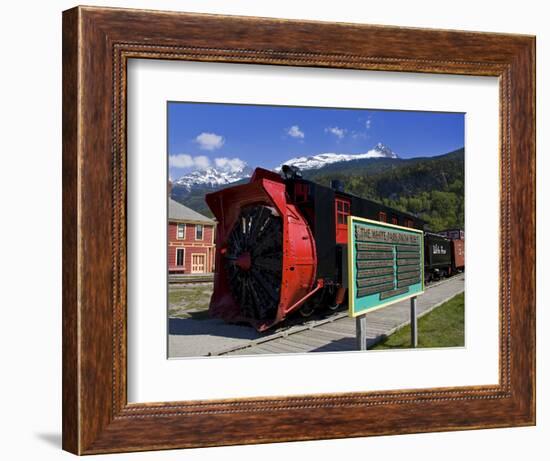 Snow Plow, White Pass and Yukon Route Railroad, Skagway, Southeast Alaska, USA-Richard Cummins-Framed Photographic Print