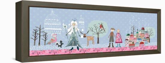 Snow Queen Full Composition-Effie Zafiropoulou-Framed Premier Image Canvas