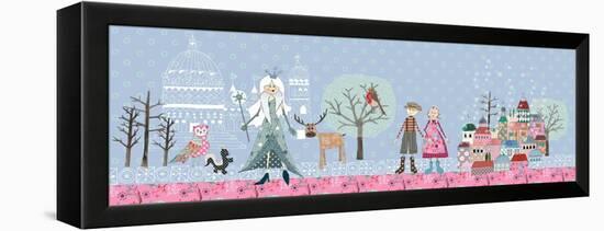 Snow Queen Full Composition-Effie Zafiropoulou-Framed Premier Image Canvas