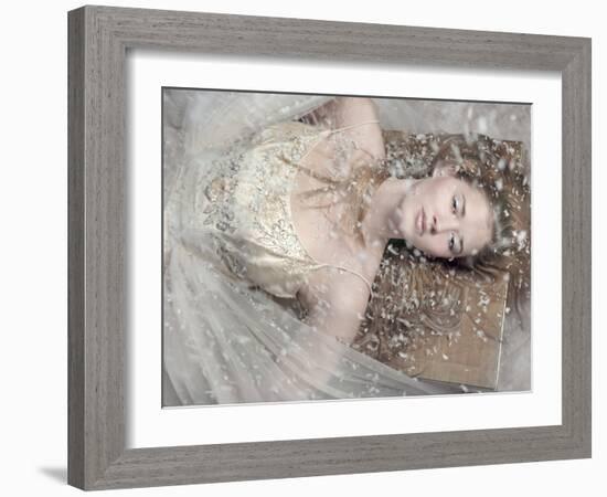 Snow Queen-Winter Wolf Studios-Framed Photographic Print