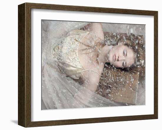 Snow Queen-Winter Wolf Studios-Framed Photographic Print