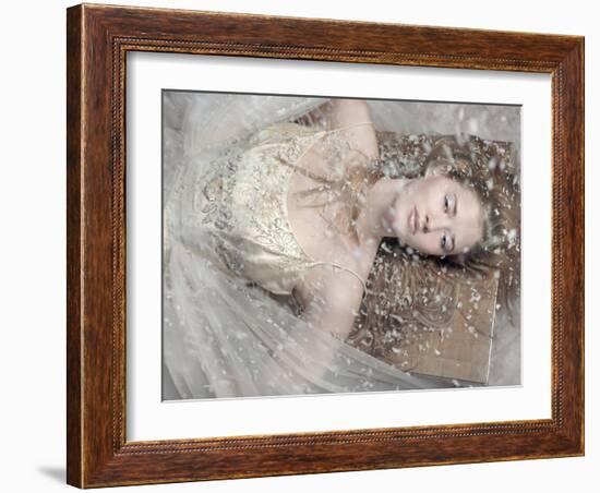 Snow Queen-Winter Wolf Studios-Framed Photographic Print