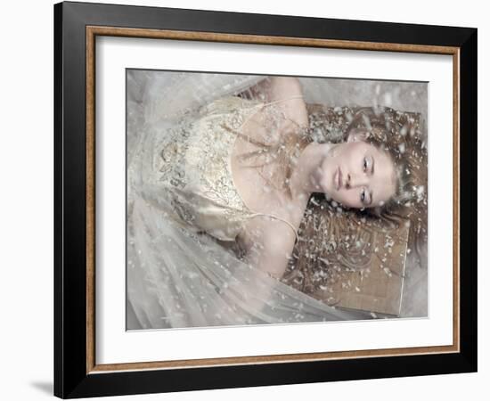 Snow Queen-Winter Wolf Studios-Framed Photographic Print