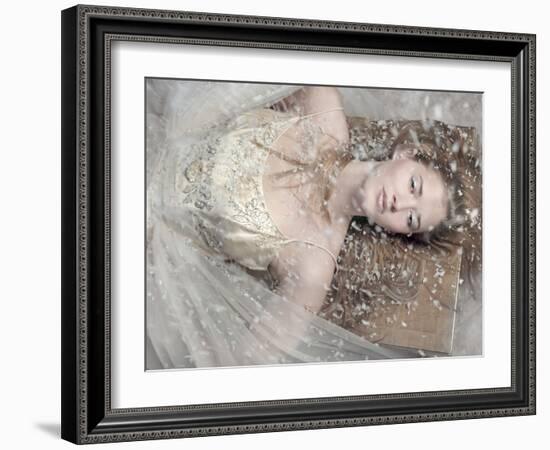 Snow Queen-Winter Wolf Studios-Framed Photographic Print