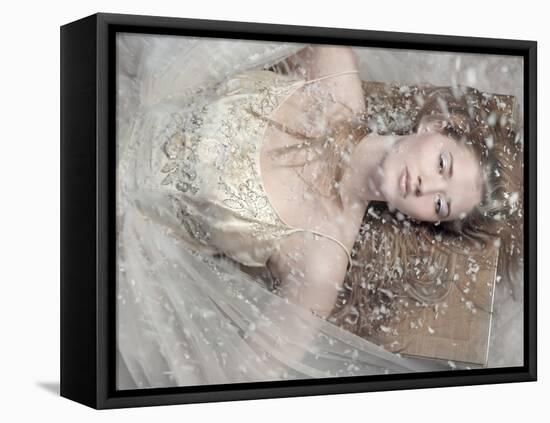 Snow Queen-Winter Wolf Studios-Framed Premier Image Canvas