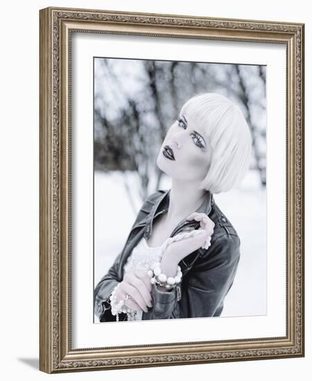 Snow Queen-Winter Wolf Studios-Framed Photographic Print