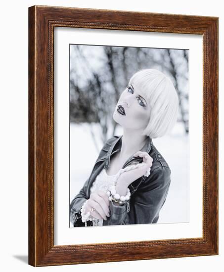 Snow Queen-Winter Wolf Studios-Framed Photographic Print