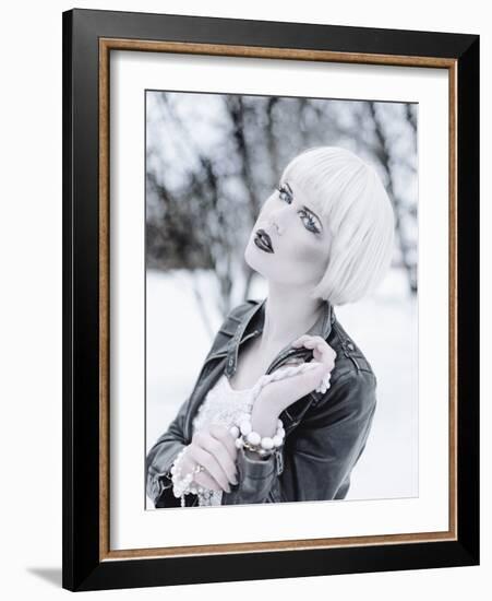 Snow Queen-Winter Wolf Studios-Framed Photographic Print