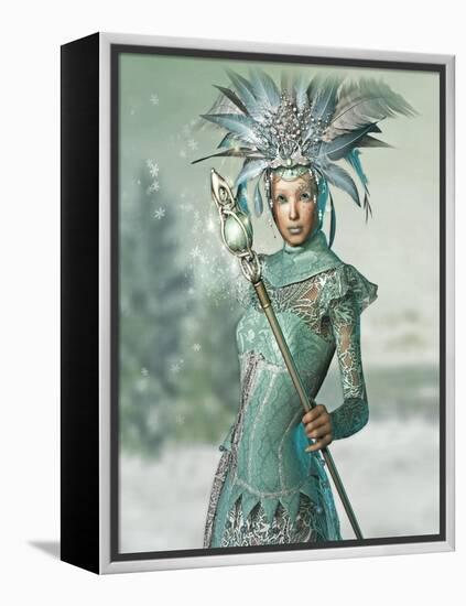 Snow Queen-Atelier Sommerland-Framed Stretched Canvas