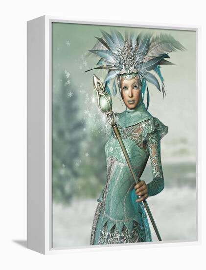 Snow Queen-Atelier Sommerland-Framed Stretched Canvas