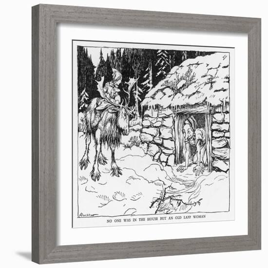 Snow Queen-Arthur Rackham-Framed Art Print