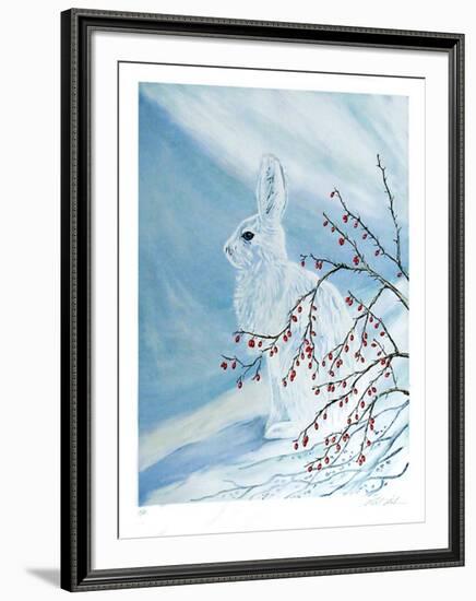 Snow Rabbit-Allen Friedman-Framed Collectable Print