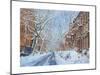 Snow, Remsen St. Brooklyn NY, 2012-Anthony Butera-Mounted Giclee Print