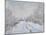 Snow Scene at Argenteuil, 1875-Claude Monet-Mounted Giclee Print