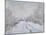 Snow Scene at Argenteuil, 1875-Claude Monet-Mounted Premium Giclee Print